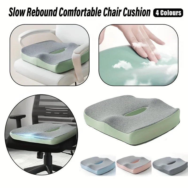 Coussin lombaire ergonomique - installé sur chaise