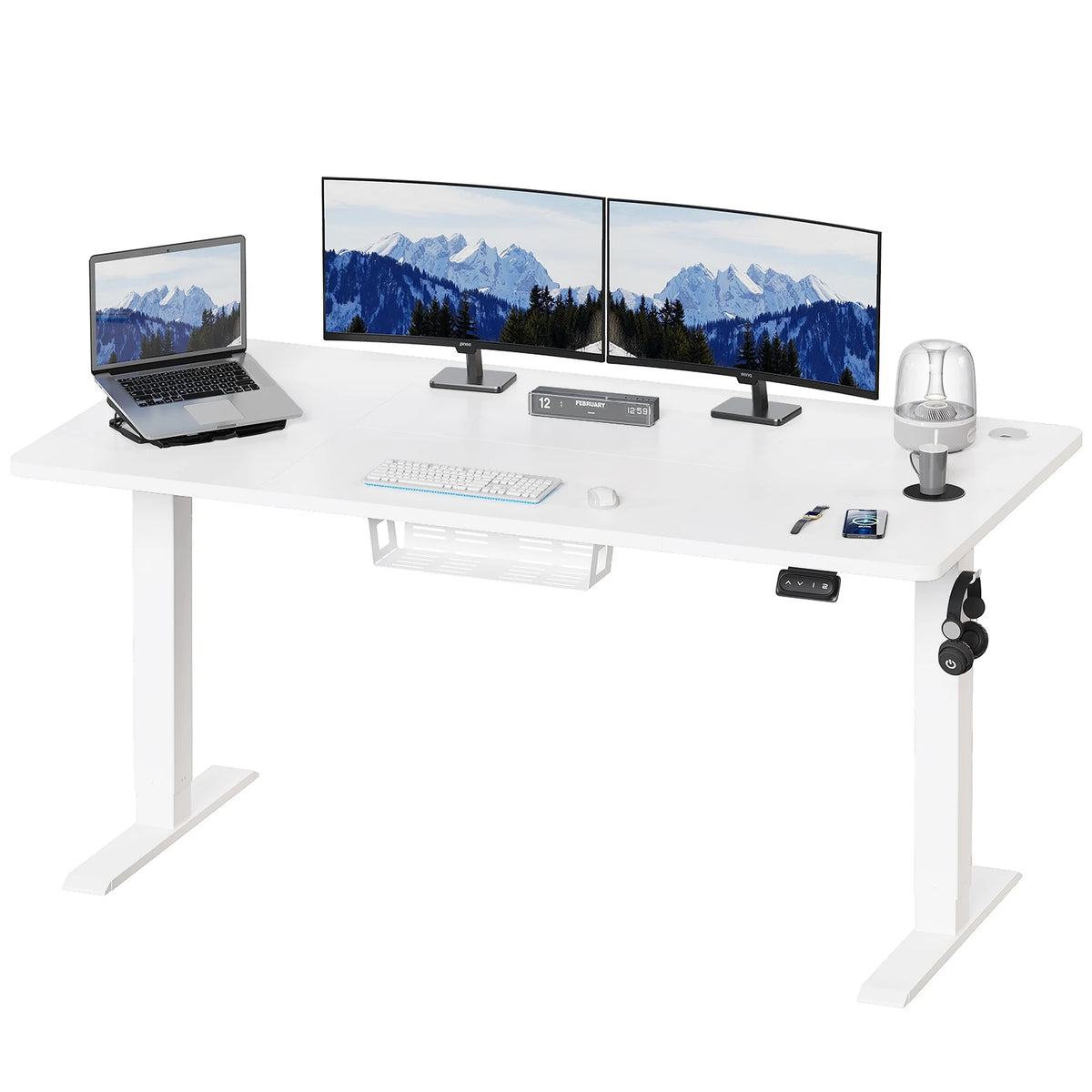 Détail du bureau réglable