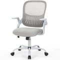 Chaise Ergonomique Essentiel — Gris — vue de trois quarts sur fond blanc