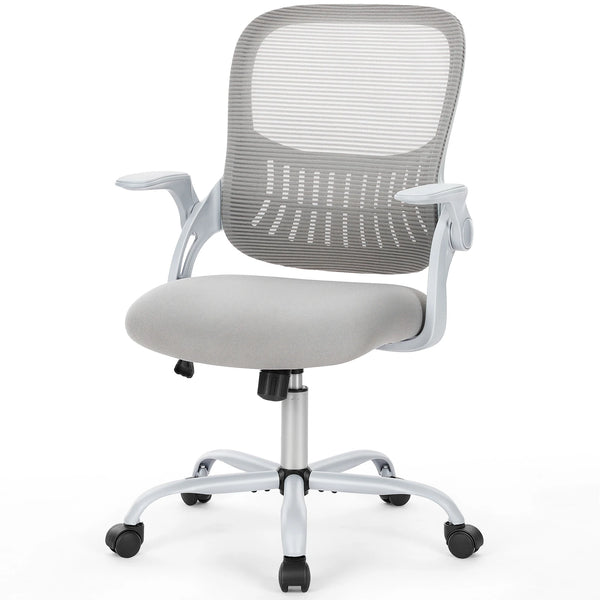 Chaise Ergonomique Essentiel — Dossier Maille, Accoudoirs Relevables