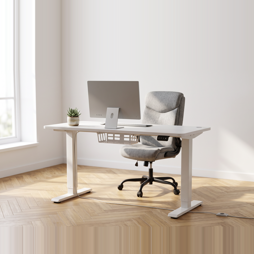 Bureau Confort — Assis-Debout Électrique 160×70 cm