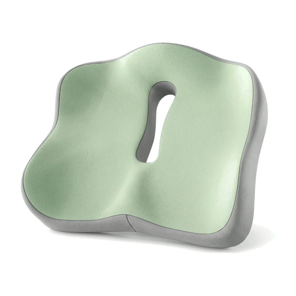 Coussin d'Assise Ergonomique — Mousse Mémoire de Forme, Découpe Coccyx