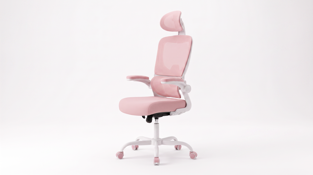 Chaise Signature Rose - Vue 3/4