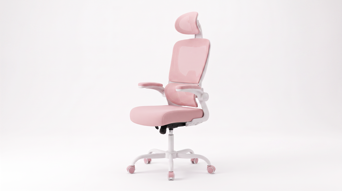 Chaise Signature Rose - Vue 3/4