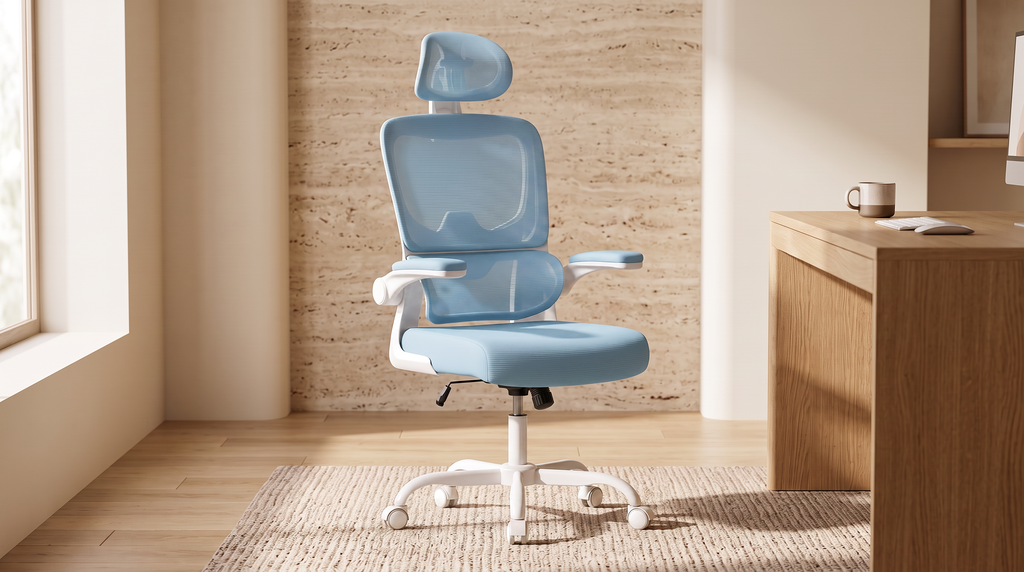 Chaise Signature Bleu - Travertin
