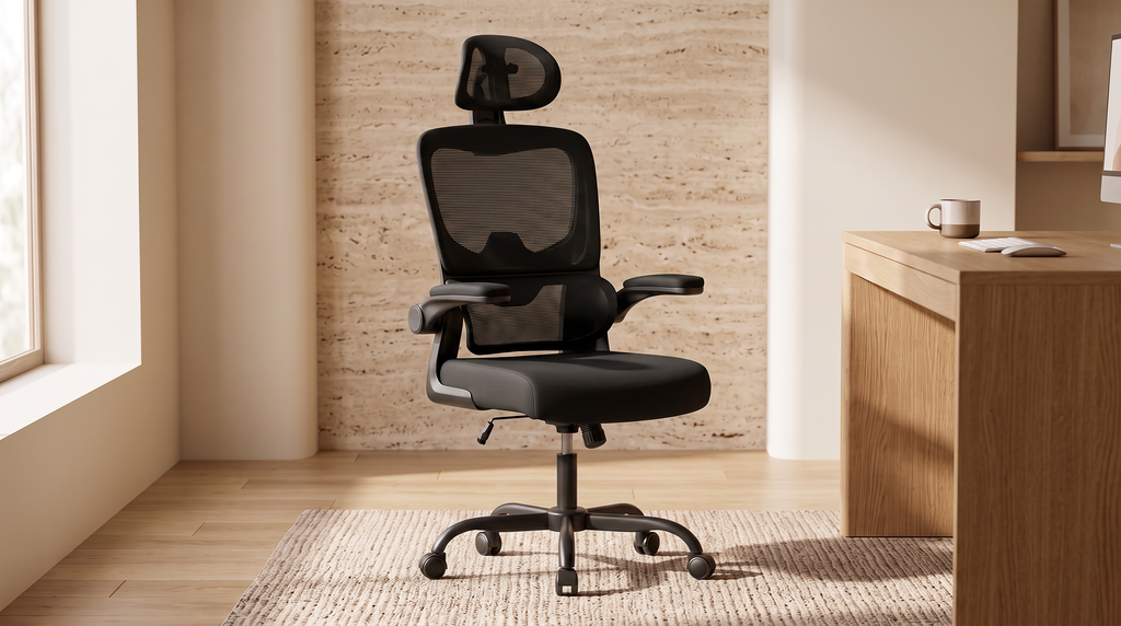 Chaise Signature Noir - Travertin