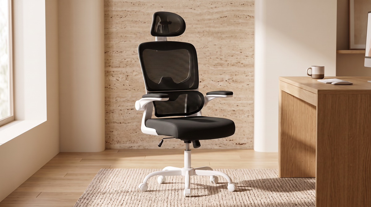 Chaise Signature Noir Blanc - Travertin