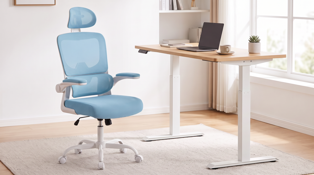 Chaise Signature Bleu - Bureau Debout