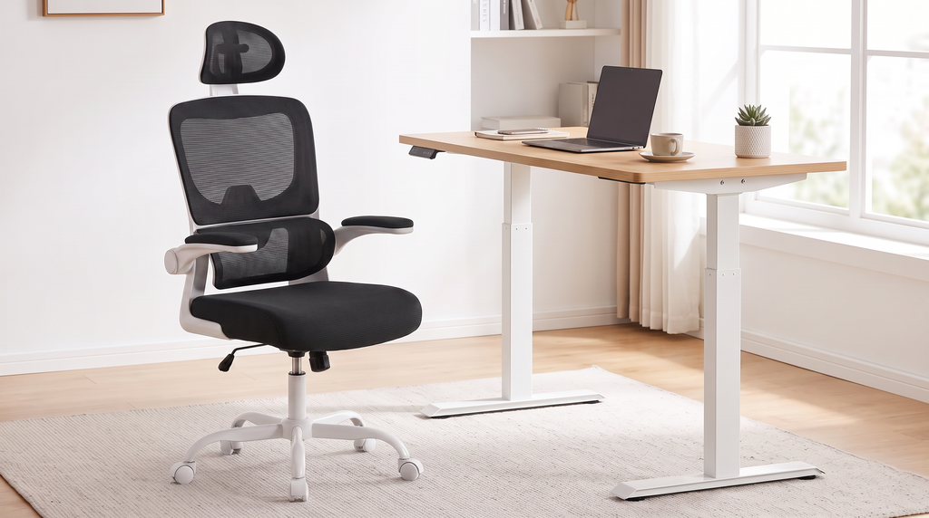 Chaise Signature Noir Blanc - Bureau Debout