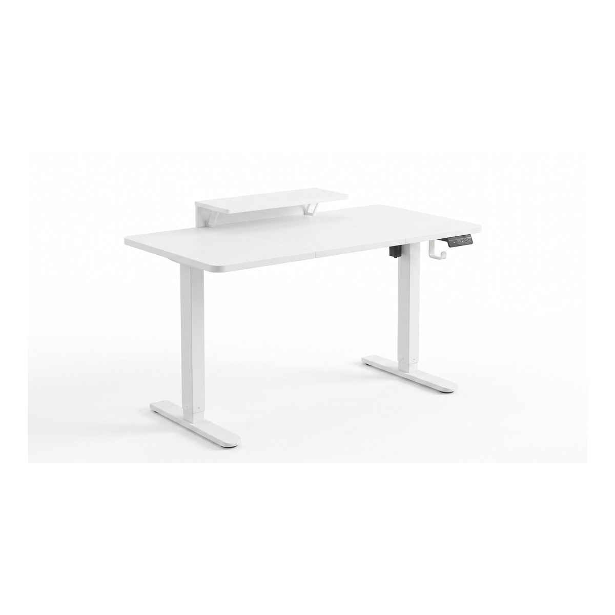 Bureau Signature — Assis-Debout Électrique 160×70 cm avec Étagère Écran Intégrée