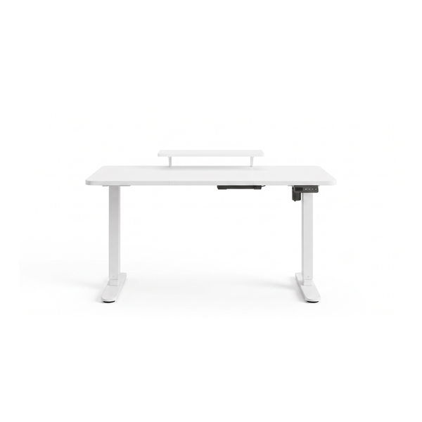Bureau Signature — Assis-Debout Électrique 160×70 cm avec Étagère Écran Intégrée