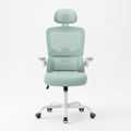 Chaise Ergonomique Signature — Menthe — vue de face sur fond blanc