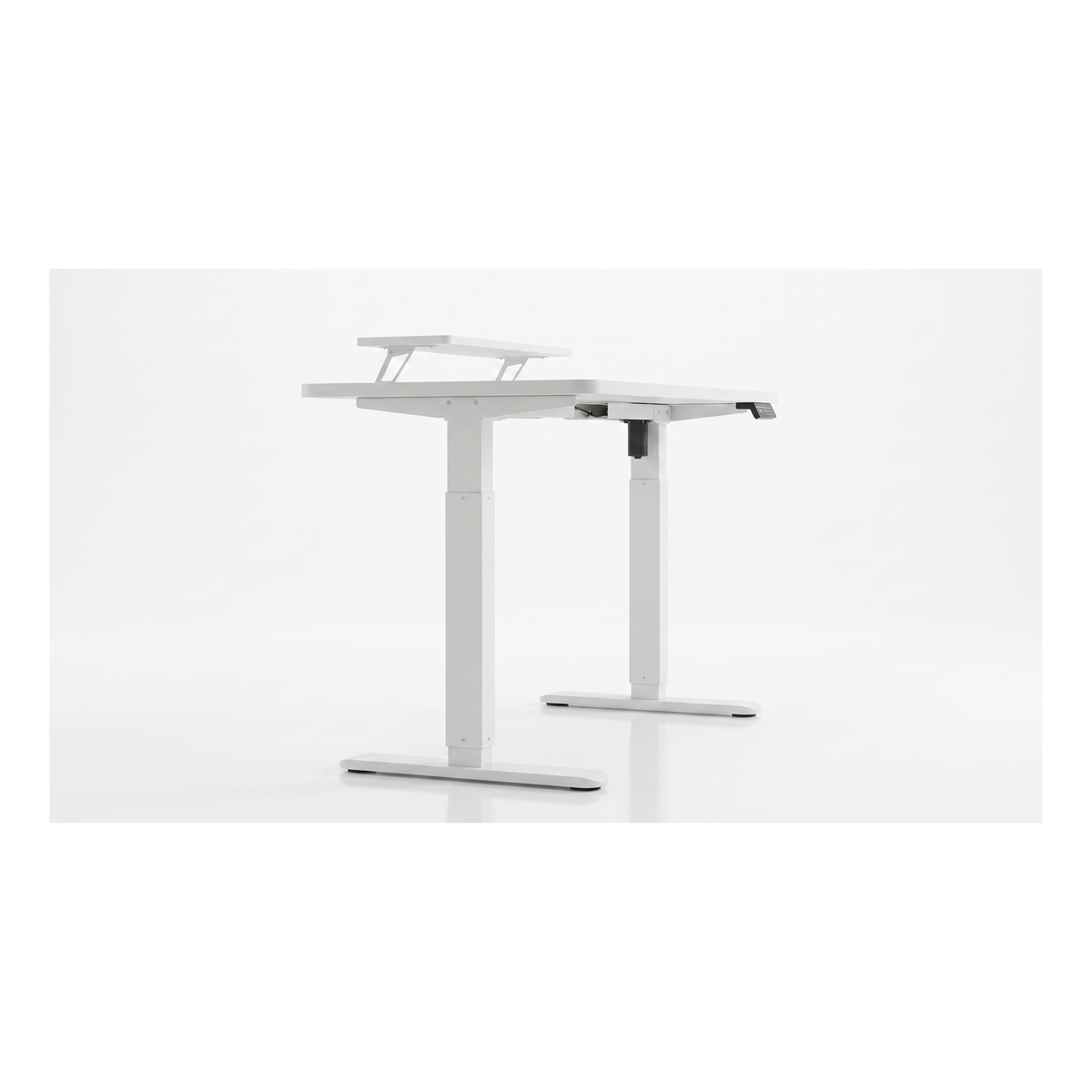 Bureau Signature — Assis-Debout Électrique 160×70 cm avec Étagère Écran Intégrée